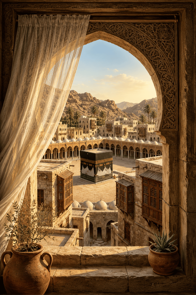 Vue sur La Kaaba