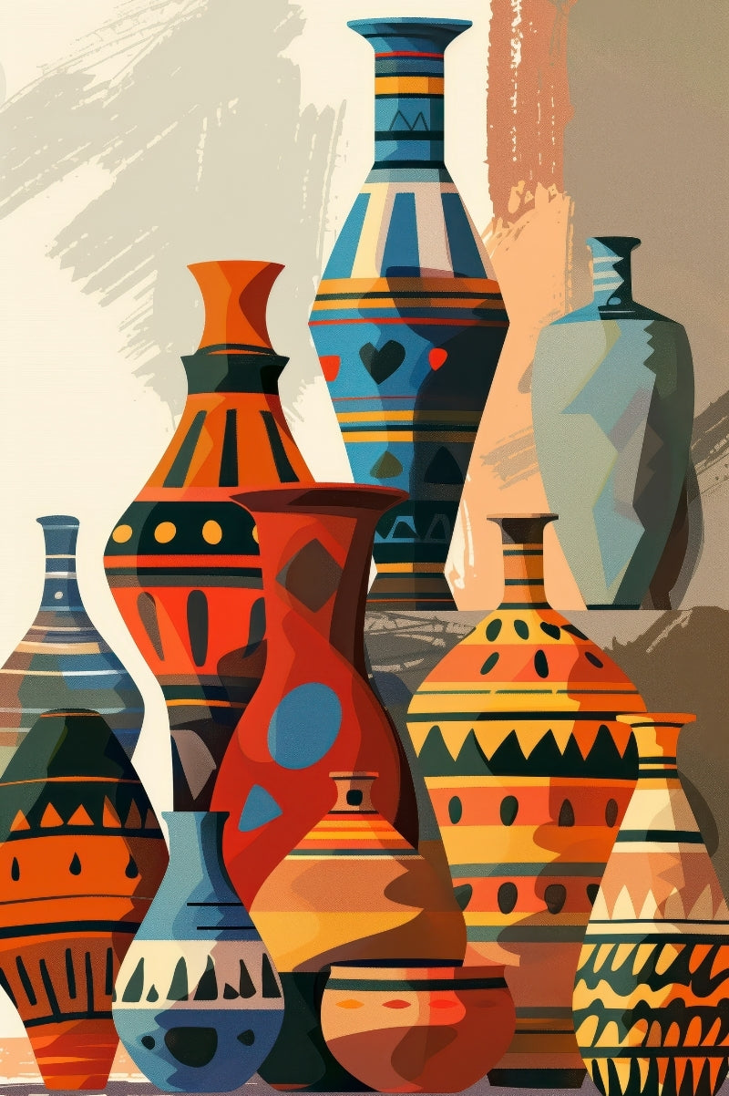 Vases aux Couleurs d’Afrique
